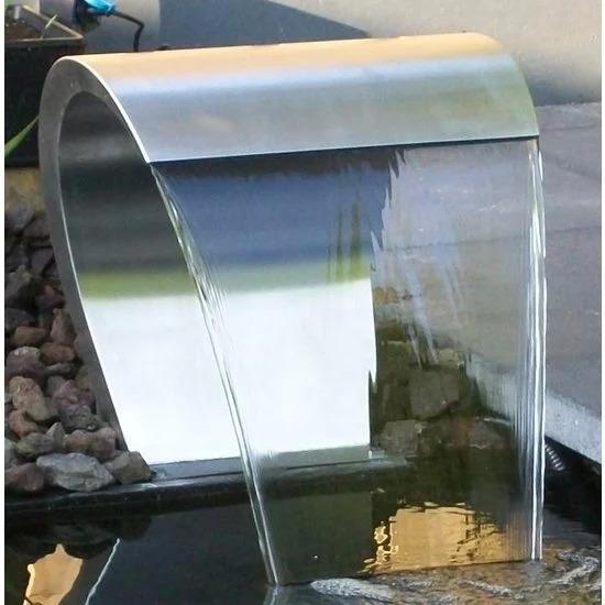 RVS Waterval 40cm - Vijver, Zwembad 316 Water, Tuin en Terras, Waterpartijen en Fonteinen, Nieuw, Waterval, Rvs, Ophalen of Verzenden
