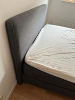 Boxspring 160x200 cm | Antraciet | Met Hoofdbord, HR Topper, Huis en Inrichting, Slaapkamer | Boxsprings, Ophalen, Tweepersoons