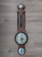 Barometer, thermometer, hygrometer met klok, Ophalen