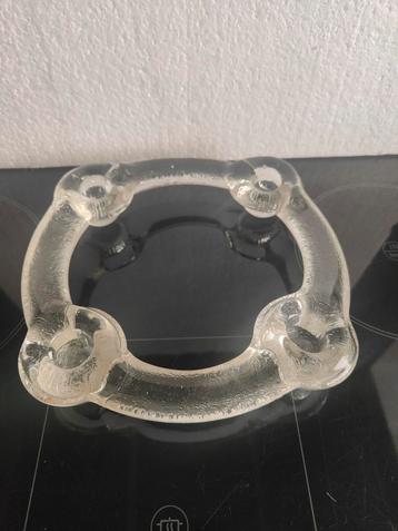Pukeberg glazen ring kandelaar beschikbaar voor biedingen
