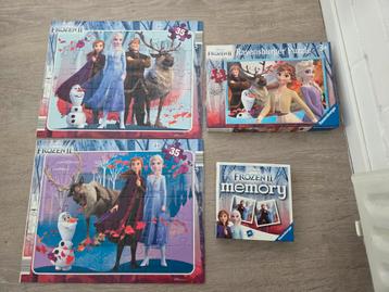 Frozen puzzels en memory beschikbaar voor biedingen