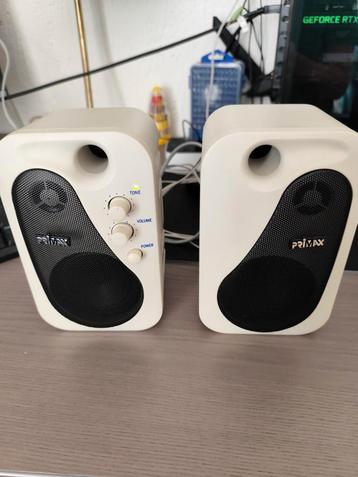 Vintage Primax Mediastorm Speakerset 60Watt PMPO NIB beschikbaar voor biedingen