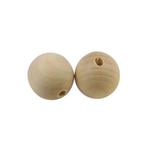 houten kralen 30mm, Ophalen of Verzenden, Nieuw, Kraal