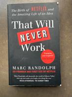 That Will Never Work - Het Netflix verhaal van Marc Randolf, Ophalen of Verzenden, Gelezen, Film, Tv en Media