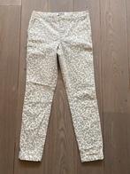 Nickjean broek met leuke grijs/ beige panterprint mt38, Kleding | Dames, Ophalen of Verzenden, Nieuw, Beige, Lang