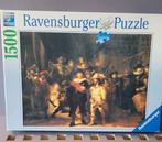 Ravensburger puzzel De Nachtwacht - 1500 stukjes., Ophalen of Verzenden, 500 t/m 1500 stukjes, Zo goed als nieuw, Legpuzzel