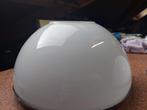 2x Witte glazen lampenkap, Gebruikt, 25 tot 50 cm, Wit, Rond