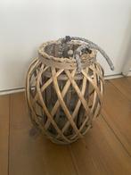 Rotan Lantaarn landelijke stijl, Huis en Inrichting, Woonaccessoires | Kandelaars en Kaarsen, Ophalen, Overige materialen, 25 tot 50 cm