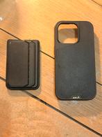 Mous iPhone 14 Pro Leather Hoesje + Pasjeshouder, Ophalen of Verzenden, Gebruikt, IPhone 14 Pro, Hoesje of Tasje