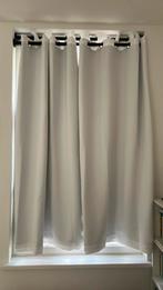 White Opaque Set of 2 - H 200 x W 140 cm Thermal Curtains, Huis en Inrichting, Stoffering | Gordijnen en Lamellen, Ophalen of Verzenden