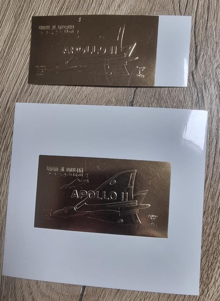 Al Qiwain Apollo 11 Gold, Postzegels en Munten, Verzenden, Postfris, Midden-Oosten