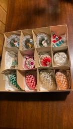 Oude antieke kerst kerstballen kerstversiering, Diversen, Kerst, Ophalen of Verzenden, Gebruikt