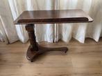 Antieke Engelse eiken Side table, Ophalen, 50 tot 100 cm, Eikenhout, Zo goed als nieuw