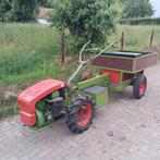 Te koop 1 assige / 2 wielige  tractor met aanhangwagen., Ophalen, Akkerbouw, Grondbewerking