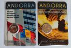 Andorra 2 x 2 euro 2023 BU 10 jr Lid EU + Zomerzonnewende, Ophalen of Verzenden, Overige landen, 2 euro, Setje