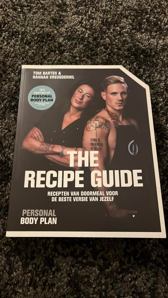 Tom Barten - Personal Body Plan - the recipe guide, Boeken, Ophalen of Verzenden, Zo goed als nieuw, Tom Barten; Hannah Vreugdenhil