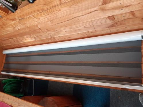 Duo Rolgordijn grijs, Huis en Inrichting, Stoffering | Gordijnen en Lamellen, Gebruikt, 150 tot 200 cm, 150 tot 200 cm, Grijs