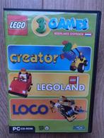 LEGO 3 games pack Lego Creator Legoland Lego Loco Nederlands, Spelcomputers en Games, Games | Pc, Vanaf 3 jaar, Simulatie, Gebruikt