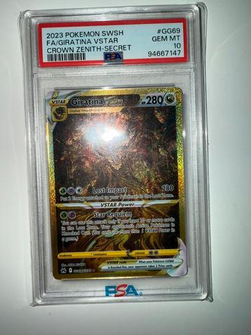 Giratina #GG69 | Psa10 | Crown Zenith beschikbaar voor biedingen