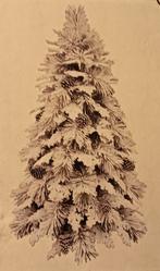 Kunstkerstboom snowy pine 210 cm, Diversen, Kerst, Ophalen, Zo goed als nieuw