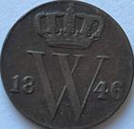 Mooie halve cent 1846, Postzegels en Munten, Munten | Nederland, Ophalen of Verzenden, Koning Willem I, Overige waardes, Losse munt