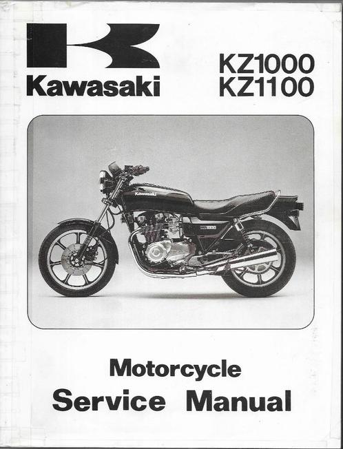 Kawasaki KZ1000 KZ1100 Service Manual (7131z), Motoren, Handleidingen en Instructieboekjes, Kawasaki, Ophalen of Verzenden