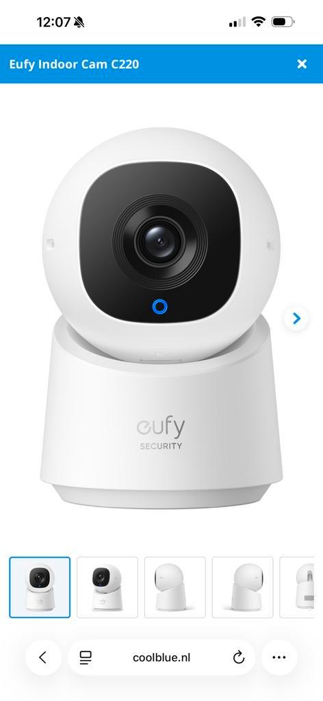 Eufy Indoor Camera - Beveilig je huis!, Audio, Tv en Foto, Videobewaking, Nieuw, Binnencamera, Ophalen of Verzenden