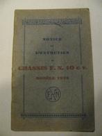 FN 10 cv Owner’s manual 1928, Ophalen of Verzenden