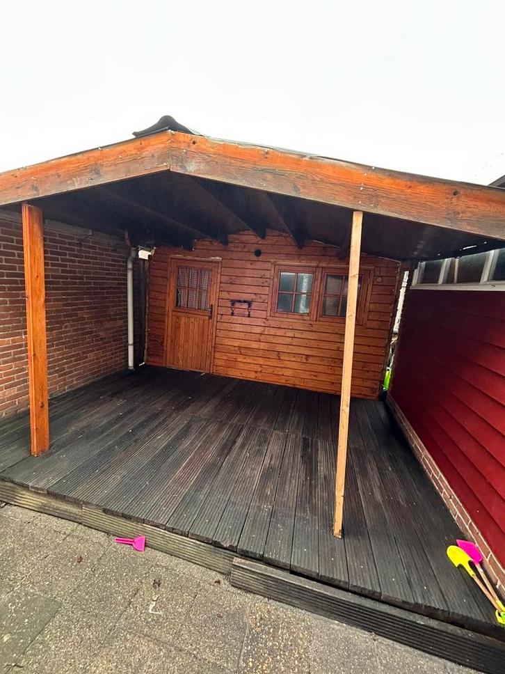 Blokhut, Tuin en Terras, Tuinhuizen, Zo goed als nieuw, Blokhut, 250 tot 500 cm, Ophalen of Verzenden
