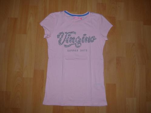 Mooi zachtroze t-shirt van Vingino, maat 164 (14) NIEUW!, Kinderen en Baby's, Kinderkleding | Maat 164, Nieuw, Meisje, Shirt of Longsleeve