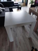 Witte tafel 80x80cm, 75cm hoog, Ophalen, Overige materialen, 50 tot 100 cm, Vierkant
