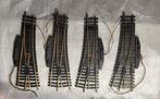 4 wissels 6044 Fleischmann, Gebruikt, Gelijkstroom, Fleischmann, Rails