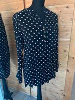 Zwarte blouse met stippen - Maat 36 nieuw, Ophalen of Verzenden, Nieuw, Maat 36 (S), Zwart