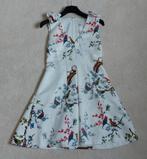 Ted Baker jurk mt 2 / 38 / M   wit met print, Maat 38/40 (M), Wit, Nieuw, Ophalen of Verzenden