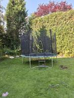Trampoline met veiligheidsnet, Ophalen of Verzenden, Gebruikt