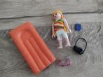 Playmobil 4681 luchtbed met accessoires,toerist met luchtbed, Ophalen of Verzenden, Onb, Playmobil, Complete set