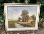 Schilderij van een boerderij, Sluitkamp?, Verzenden