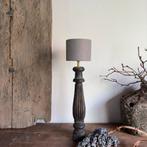 Authentieke Sobere Balusterlamp Aura Peeperkorn Trapbaluster, Huis en Inrichting, Lampen | Tafellampen, Hout, 50 tot 75 cm, Nieuw