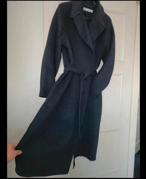 Zara Jas - Zwart 55% wol, Kleding | Dames, Jassen | Zomer, Zo goed als nieuw, Maat 42/44 (L), Zwart, Ophalen of Verzenden