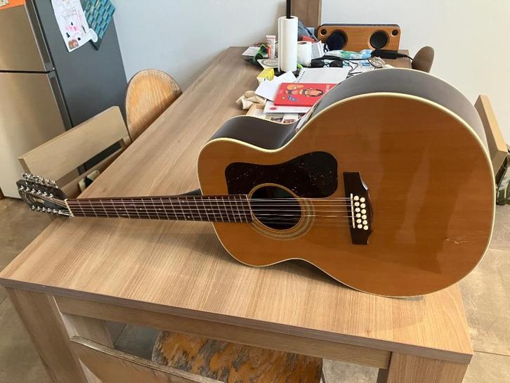 Guild F212NT 12string 1980 Lefty, Muziek en Instrumenten, Snaarinstrumenten | Gitaren | Akoestisch, Gebruikt, Western- of Steelstringgitaar