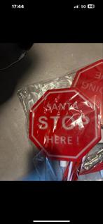 Rode Santa stop here bordjes, Ophalen of Verzenden, Nieuw