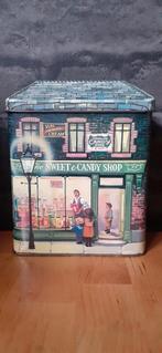 Vintage bewaarblikje huisje, Verzamelen, Blikken, Ophalen, Gebruikt, Overige