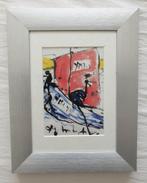 Anton Heyboer - Vissersboot - Grafiekje in Lijst, Ophalen of Verzenden