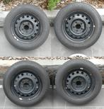 Set (4x) velgen+winterbanden+TPMS+wieldoppen OEM Kia, Ophalen, Kia