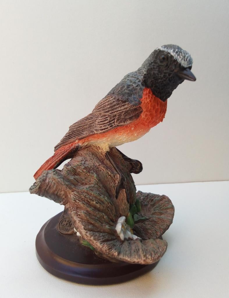 De Gekraagde Roodstaart - Vogel Beeldje - Eaglemoss, Ophalen of Verzenden, Zo goed als nieuw, Vogel, Beeldje of Figuurtje
