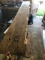 Eiken balk, Doe-het-zelf en Verbouw, Hout en Planken, Ophalen, Gebruikt, Eiken, 200 tot 250 cm