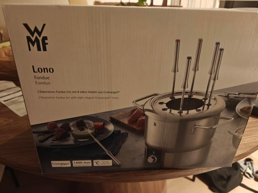 WMF Lono Fondueset - Nieuw in doos!, Witgoed en Apparatuur, Fonduesets, Nieuw, Fondueset, Elektrisch, Ophalen of Verzenden