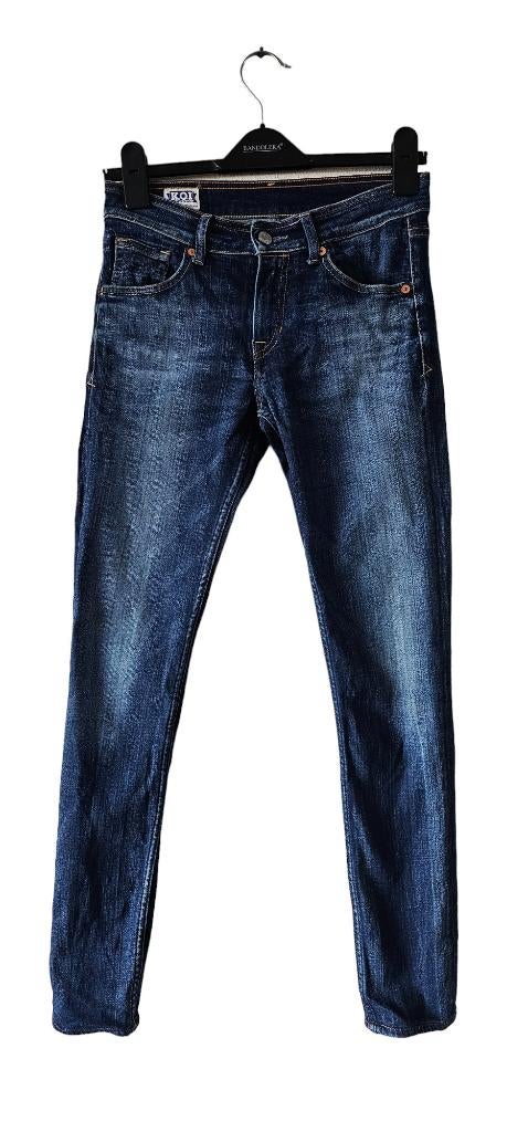 blauw denim broek van KOI (king of indigo) maat 36 (1224), Kleding | Dames, Blauw, Ophalen of Verzenden, Maat 36 (S), Lang