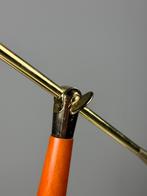 Bureaulamp Klassiek goud hout, Huis en Inrichting, Lampen | Tafellampen, Ophalen, Gebruikt, Hout, Minder dan 50 cm
