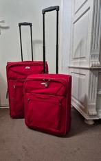 Samsonite kofferset, rood,zgan, Sieraden, Tassen en Uiterlijk, Koffers, Ophalen, Zo goed als nieuw, Hard kunststof